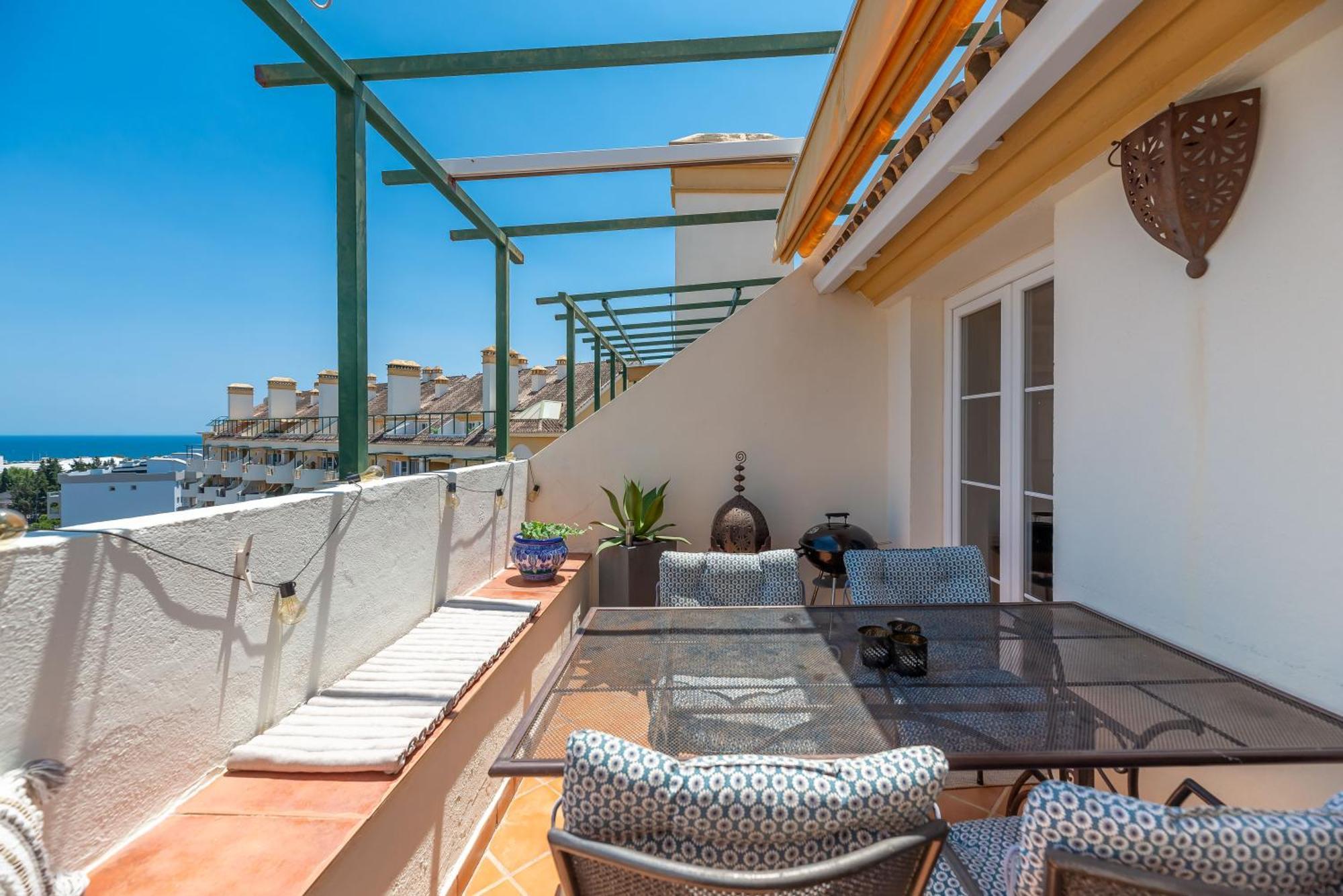 Elegant 2 Bdrm Penthouse With Bbq And Pools Apartment Marbella Exterior photo